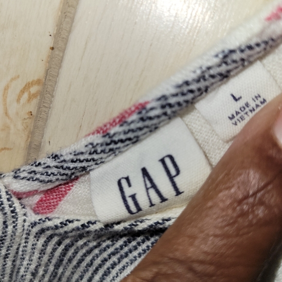 Gap Striped Wide Leg Sleeveless Jumper Women's Size Large - Picture 5 of 14